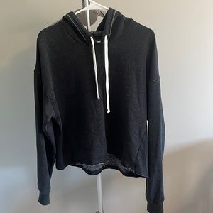 Target cropped sweatshirt, blue/grey - size large